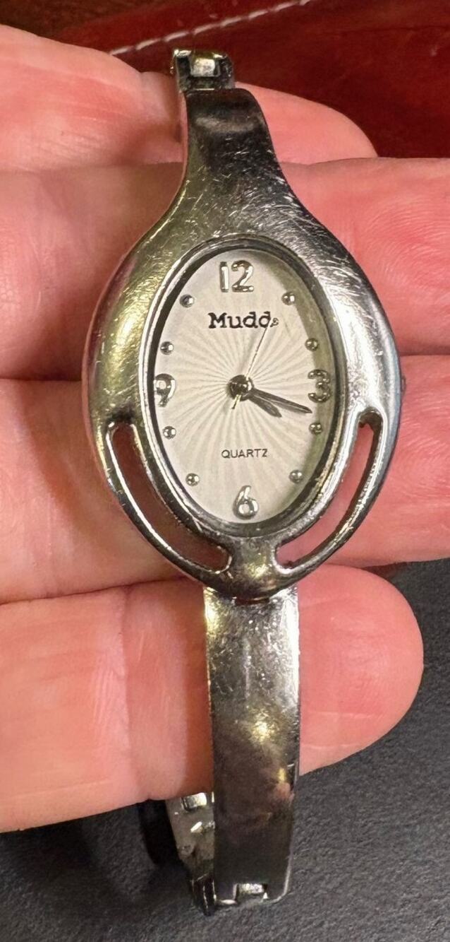 Women's 27mm Silver Topne Mudd Watch, Size 6"